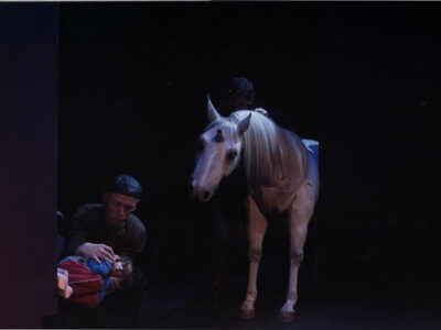 Photo Ivan Boccara. Marionnette de cheval Einat Landais et Sébastien Puech